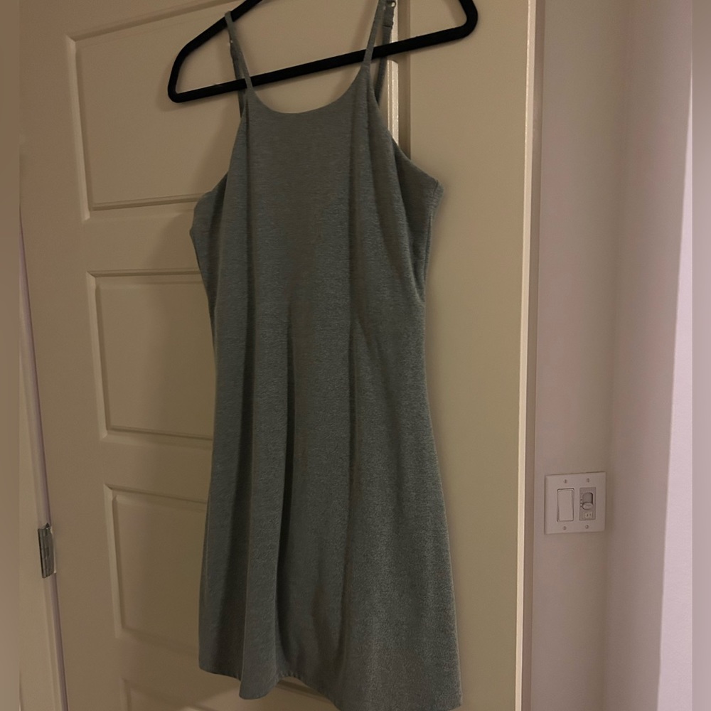 Girlfriend collective Naomi workout dress in grey - Picture 3 of 4